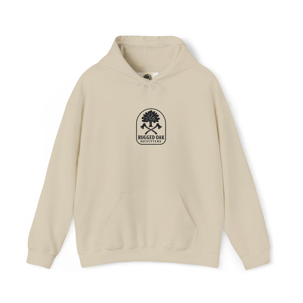 Rugged Oak Hoodie — Tree Logo Sweatshirt