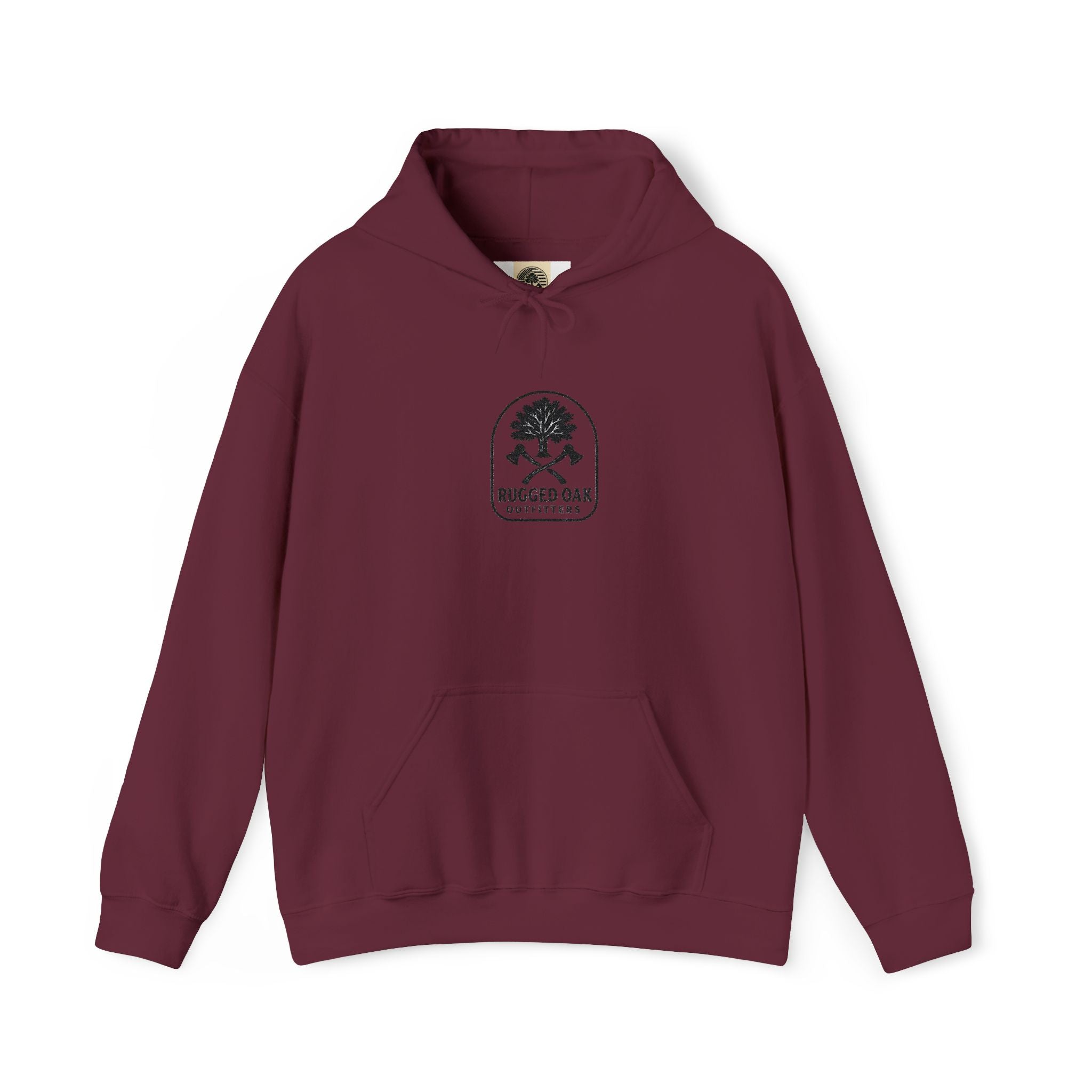 Rugged Oak Hoodie — Tree Logo Sweatshirt