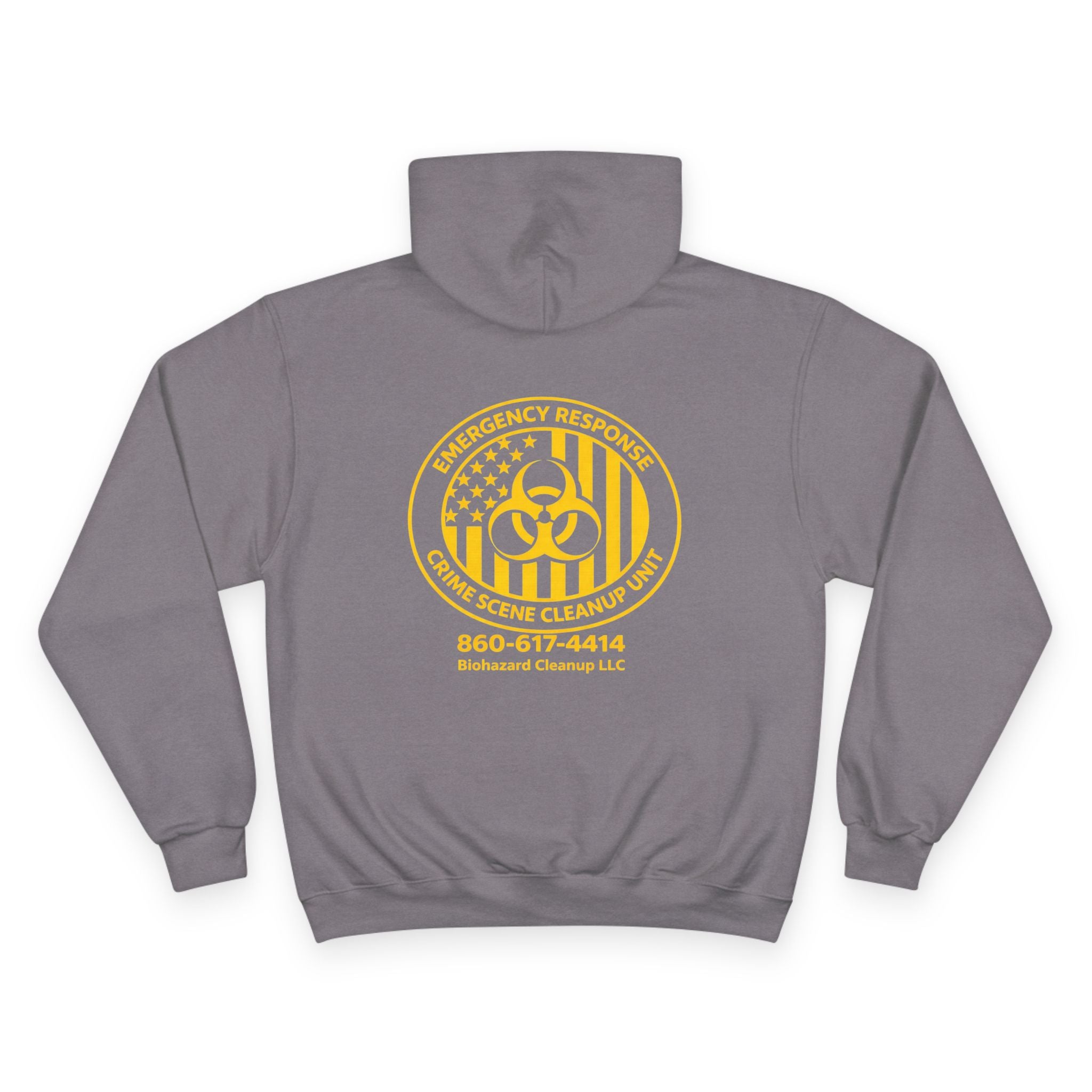 Biohazard Cleanup Hoodie — Emergency Response Crime Scene Crew