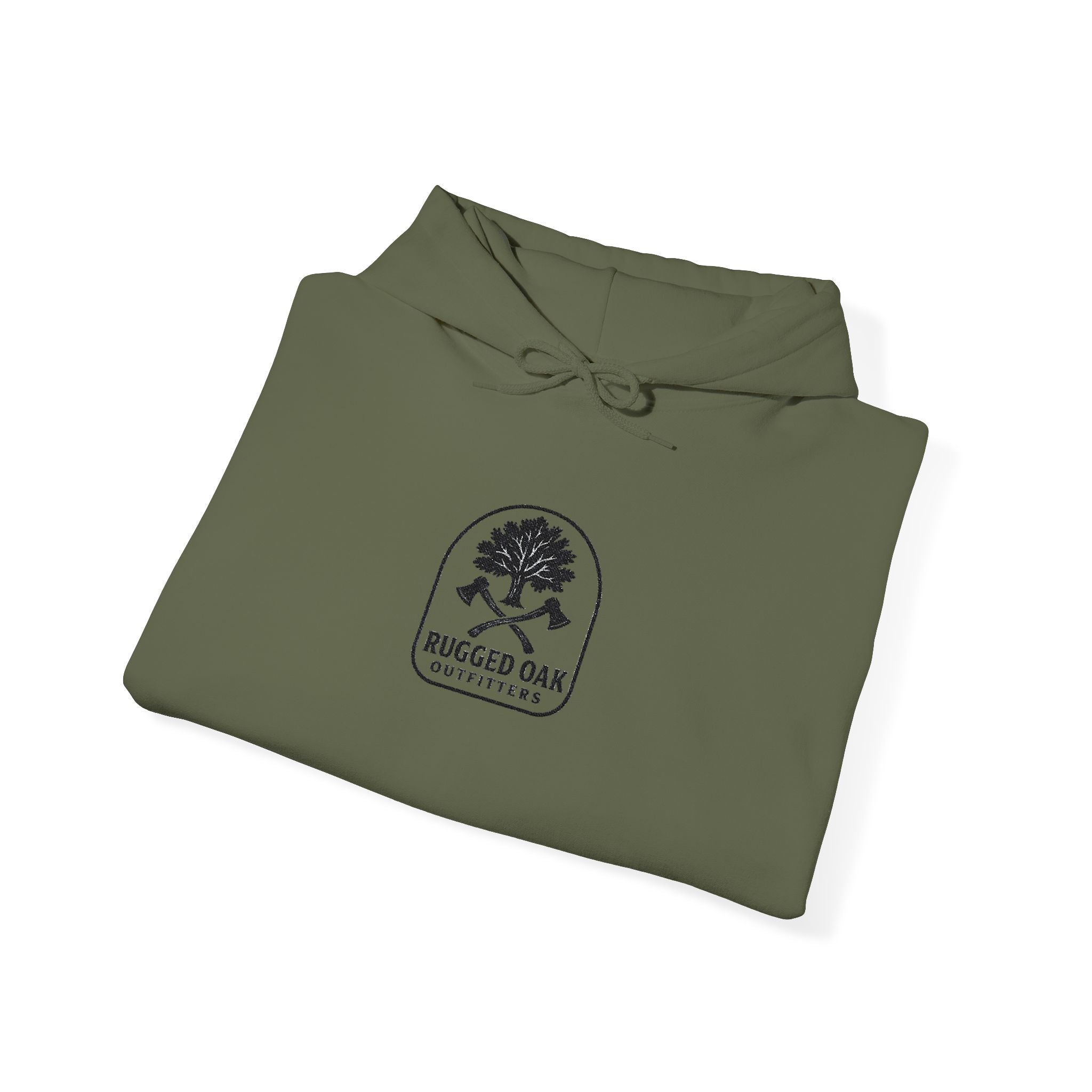 Rugged Oak Hoodie — Tree Logo Sweatshirt