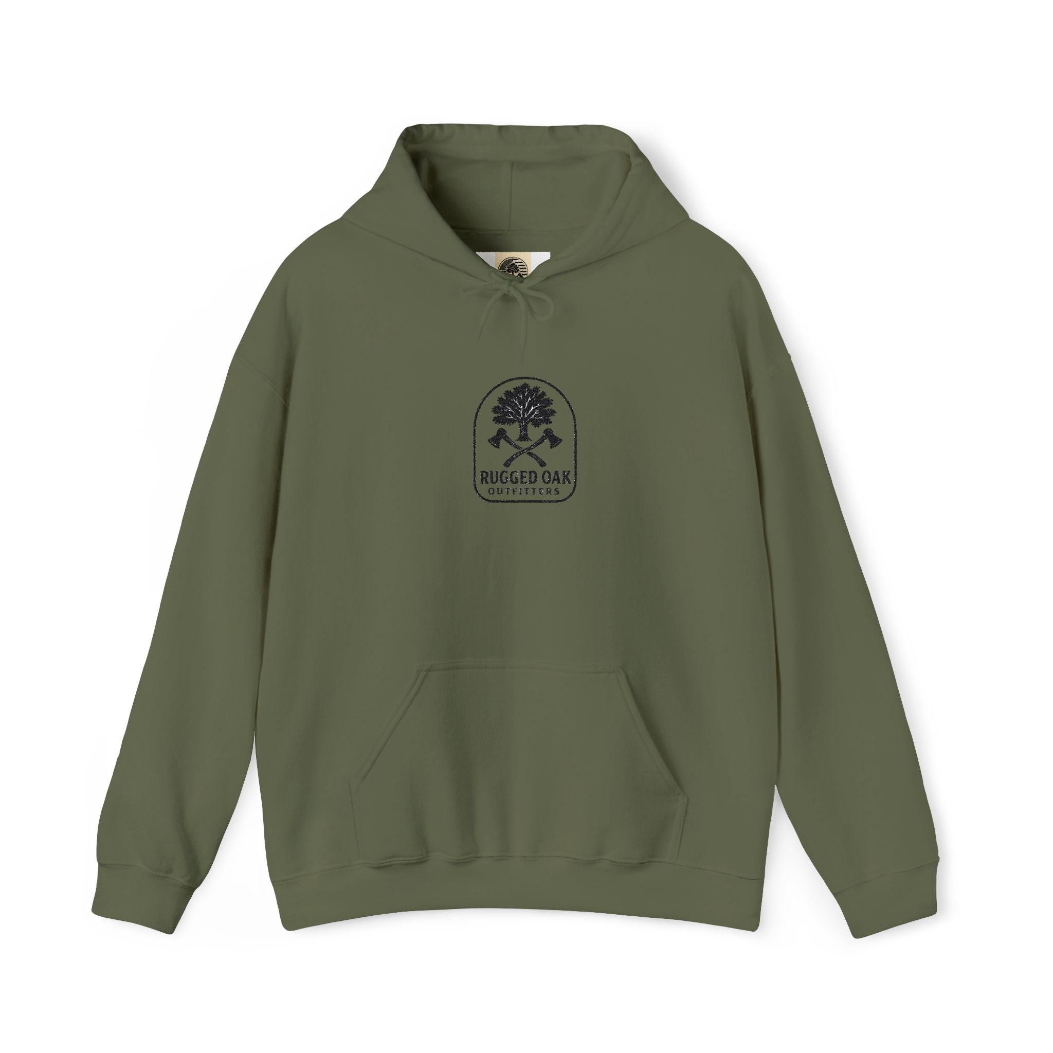 Rugged Oak Hoodie — Tree Logo Sweatshirt