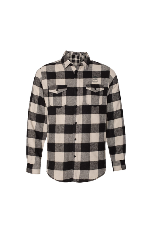 Long-Sleeve-Flannel-Ecru-And-Black