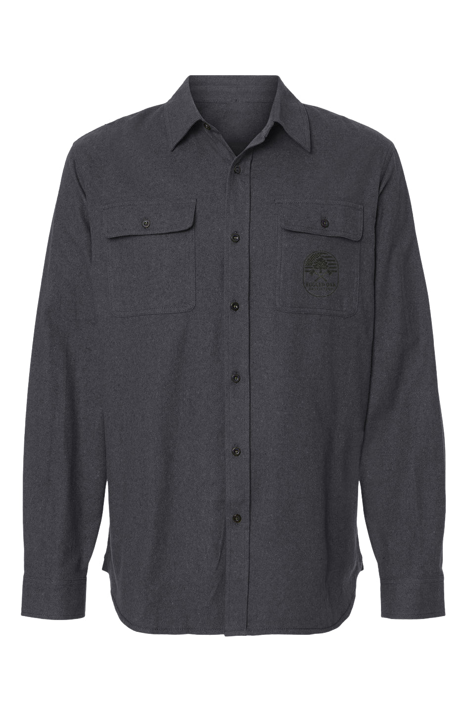 Mens Solid Flannel Shirt