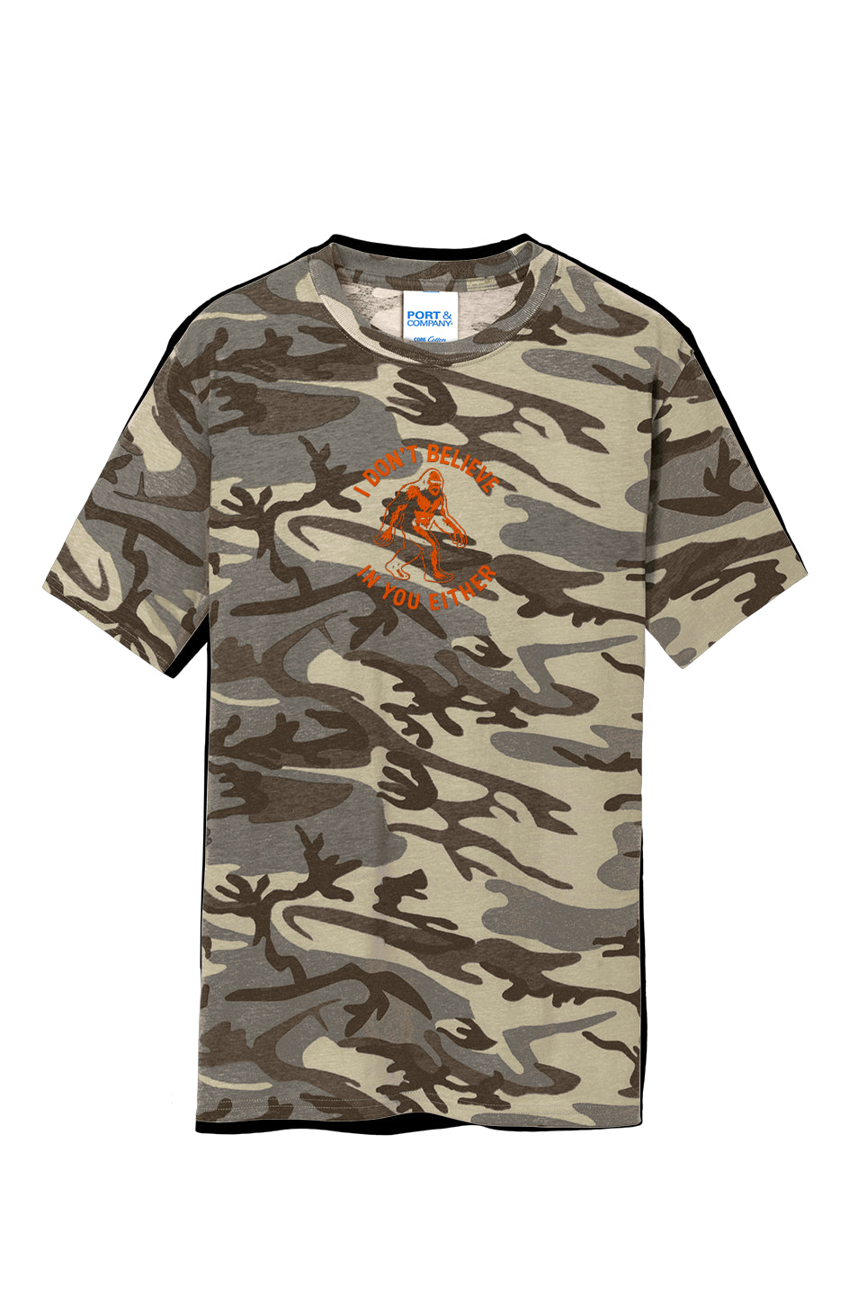 Big Foot, Core Cotton Camo Tee Rugged Oak