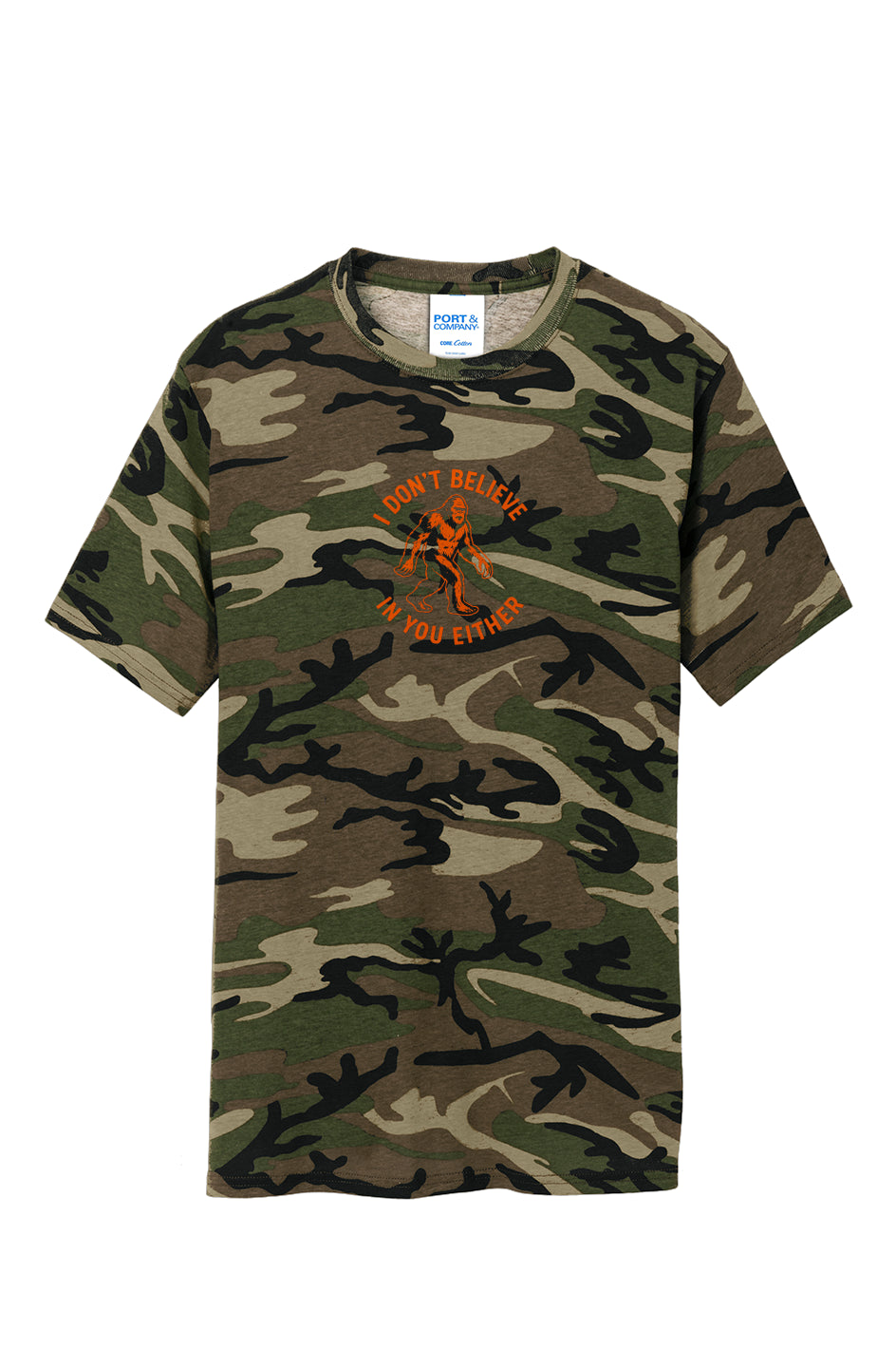 Big Foot, Core Cotton Camo Tee Rugged Oak