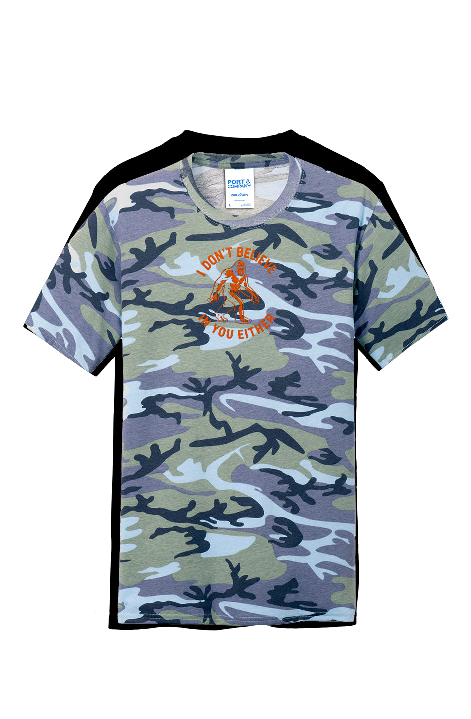 Big Foot, Core Cotton Camo Tee Rugged Oak